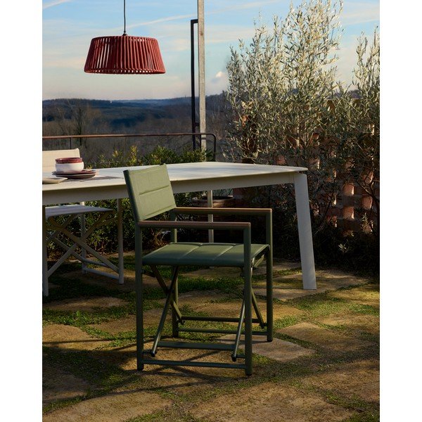 Kovové tienidlo v terakotovej farbe ø 46 cm Aldet – Kave Home-image-1