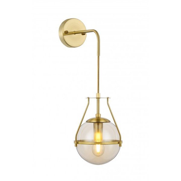 Nástenné svietidlo v zlatej farbe ø 16 cm Drop – GTV