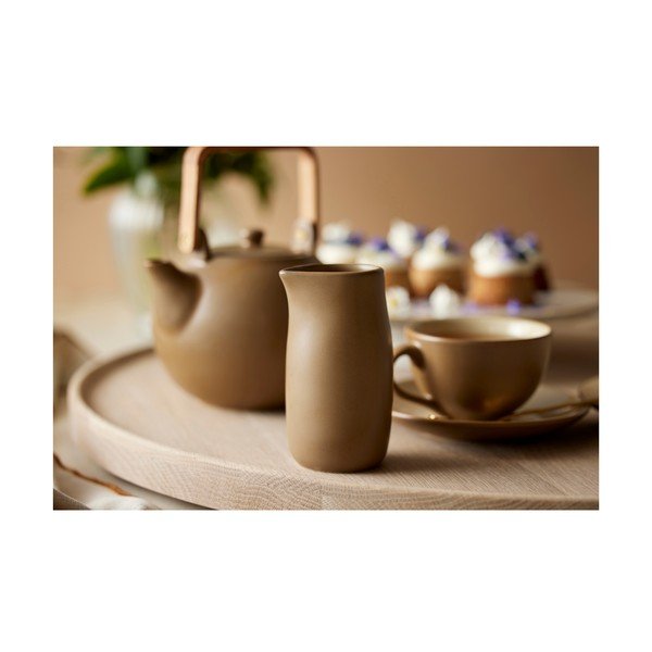 Béžový dezertný tanier z kameniny ø 22 cm - Bitz-image-1