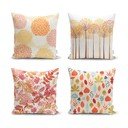Súprava 4 obliečok na vankúše Minimalist Cushion Covers Autumn Design, 45 x 45 cm