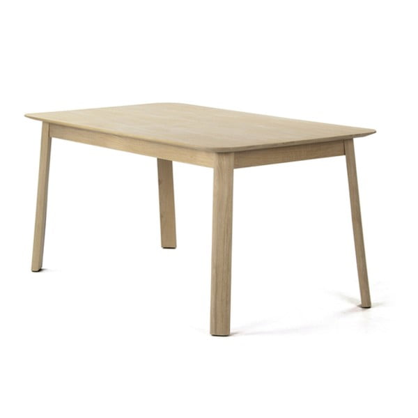 Jedálenský stôl z dubového dreva PLM Barcelona, 160 x 90 cm