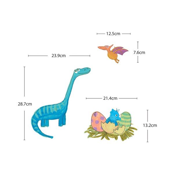 Samolepka Ambiance Colourful Dino-image-2