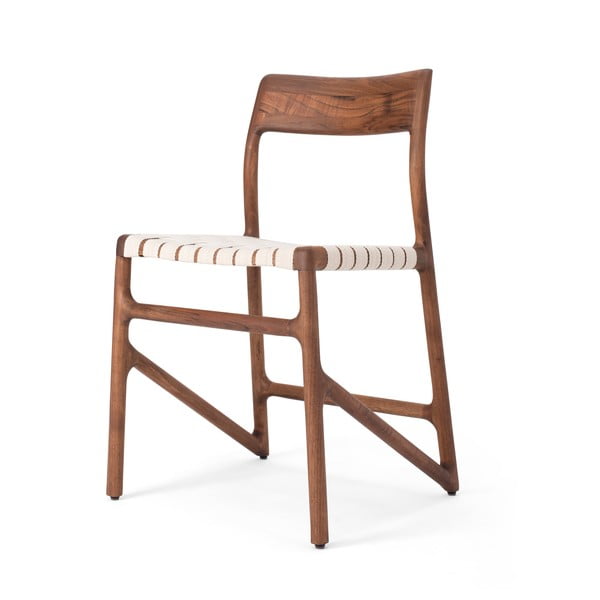 Hnedá/krémovobiela jedálenská stolička Fawn – Gazzda