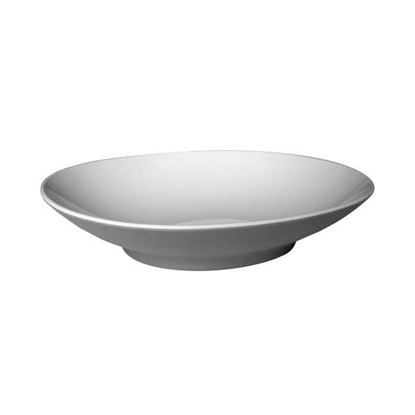Sivý polievkový tanier Entity, 22,2 cm