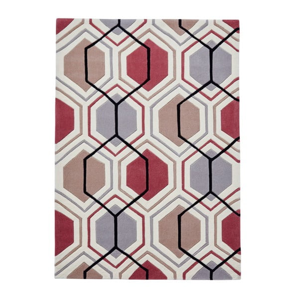 Farebný koberec Think Rugs Hong Kong, 90 × 150 cm