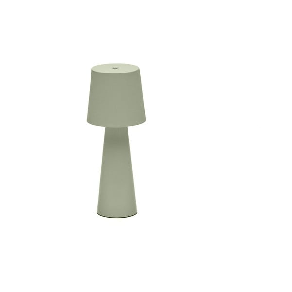 LED stmievateľná stolová lampa v mentolovej farbe s kovovým tienidlom (výška 25 cm) Arenys – Kave Home