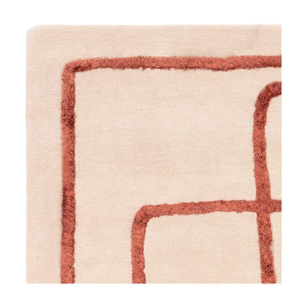 Ručne tkaný vlnený koberec v tehlovej a krémovej farbe 160x230 cm Matrix – Asiatic Carpets-image-4
