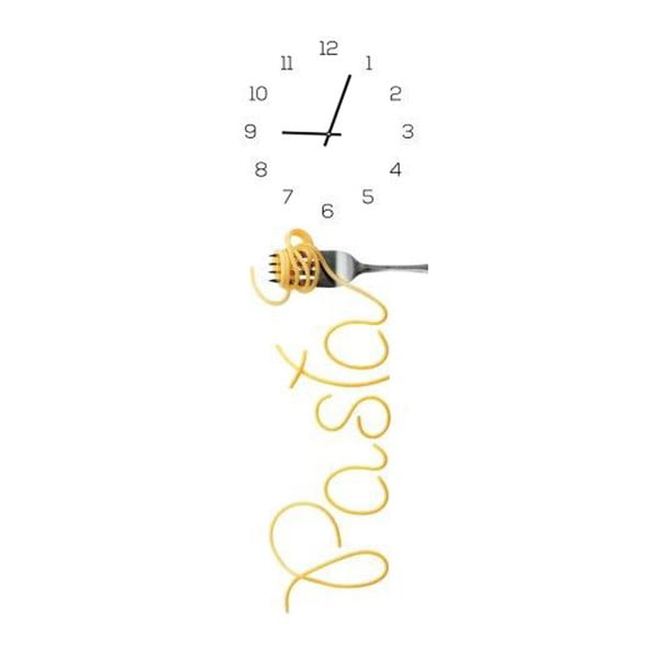 Sklenené hodiny DecoMalta Pasta, 20 x 60 cm
