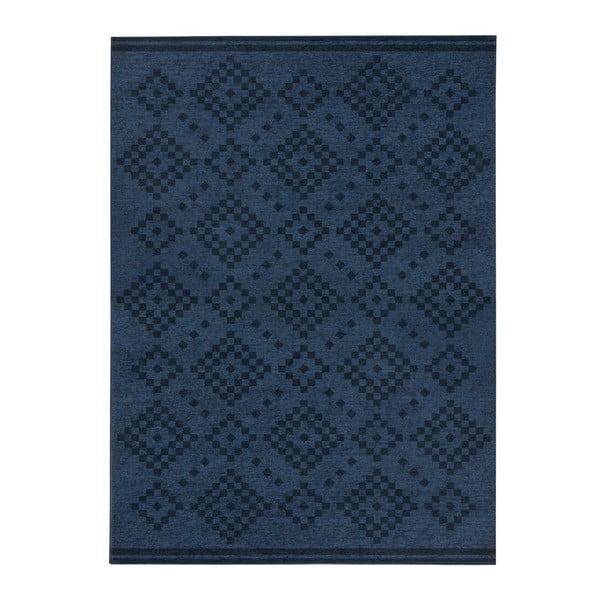 Tmavomodrý prateľný koberec 120x170 cm MATCH EVE – Flair Rugs