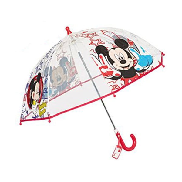 Detský transparentný dáždnik Birdcage Mickey Mouse, ⌀ 60 cm