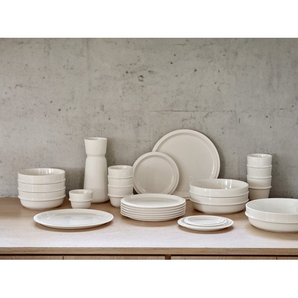 Krémovobiely porcelánový tanier ø 24 cm Eau – Zone-image-4