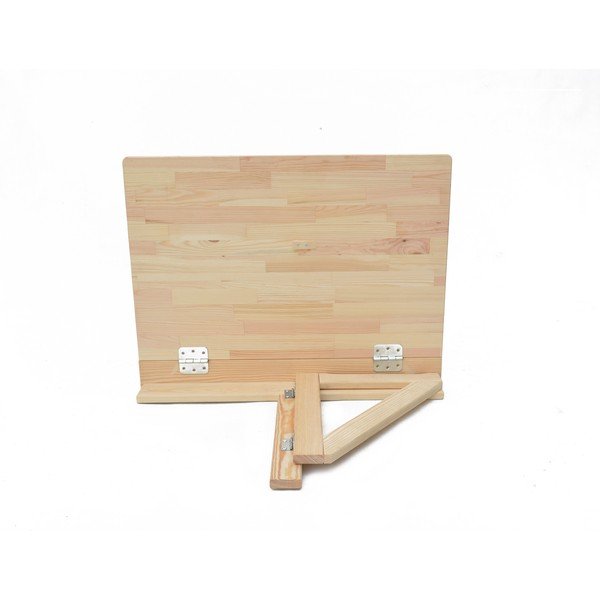 Závesný balkónový stolík z borovicového dreva 59x79 cm – Rojaplast-image-4