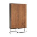 Komoda z mangového dreva v prírodnej farbe 100x165x40 cm Curve – MOME