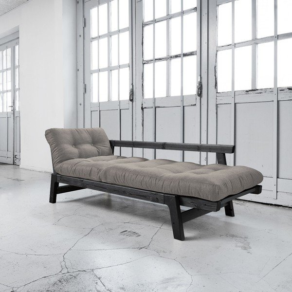 Rozkladacia pohovka Karup Step Black/Granite Grey-image-2