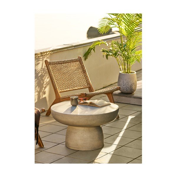 Keramický okrúhly Záhradný konferenčný stolík ø 60 cm Bonnet – House Nordic-image-1