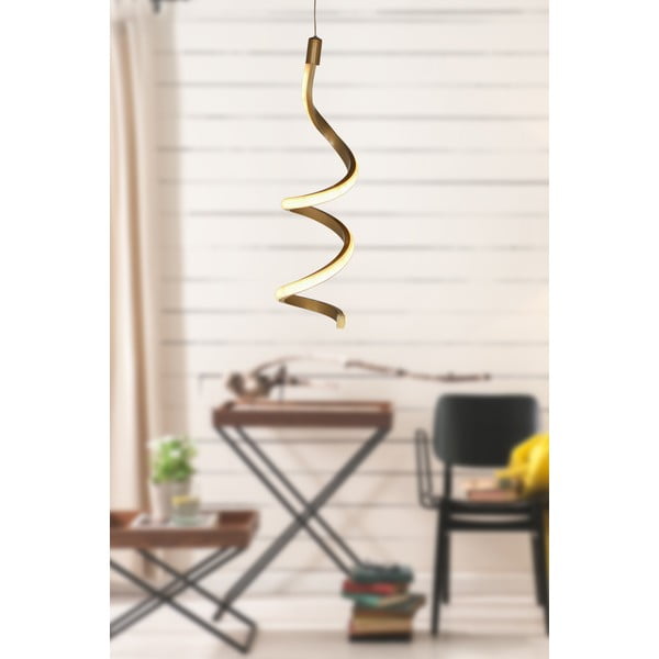 Kovové LED závesné svietidlo v bronzovej farbe ø 12 cm Hilton – Squid Lighting-image-1