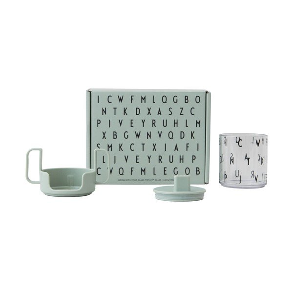 Zelený detský hrnček Design Letters Grow With Your Cup-image-2