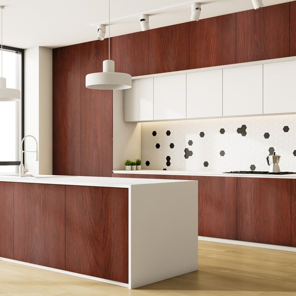 Samolepka na nábytok 200x60 cm Dark Walnut Wood - Ambiance-image-3