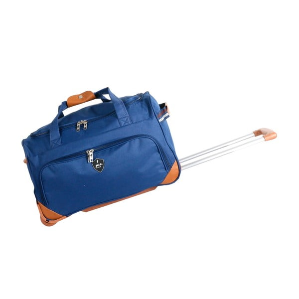 Modrá cestovná taška na kolieskach GENTLEMAN FARMER Sporty, 45 l