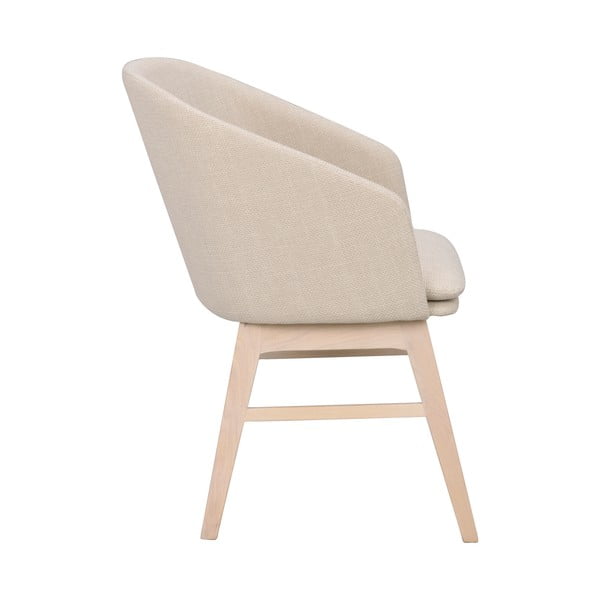 Béžové čalúnené jedálenské kreslá v súprave 2 ks Windham – Rowico-image-4