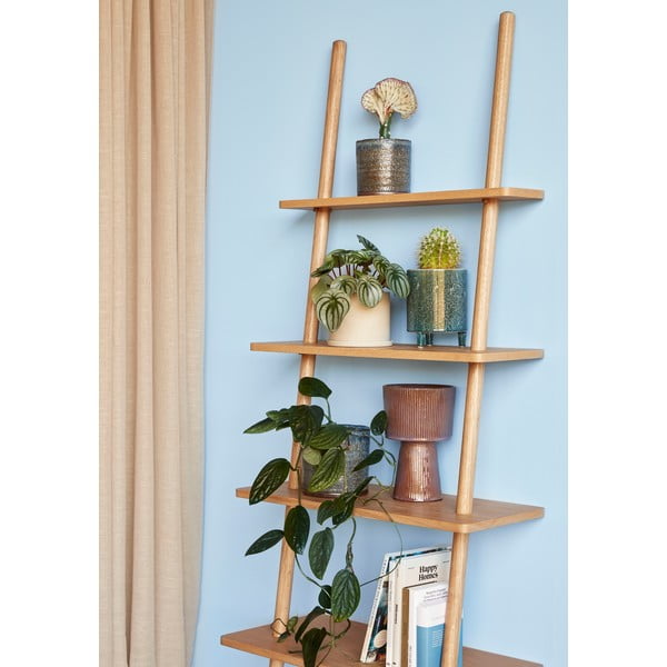 Súprava 2 fialovo-hnedých keramických kvetináčov Hübsch Pot-image-1