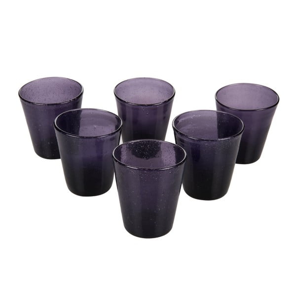 Sada 6 fialových pohárov Kaleidos Lux, 300 ml