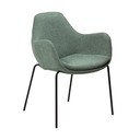 Svetlozelené kreslo z textílie buklé Zimmer – DAN-FORM Denmark
