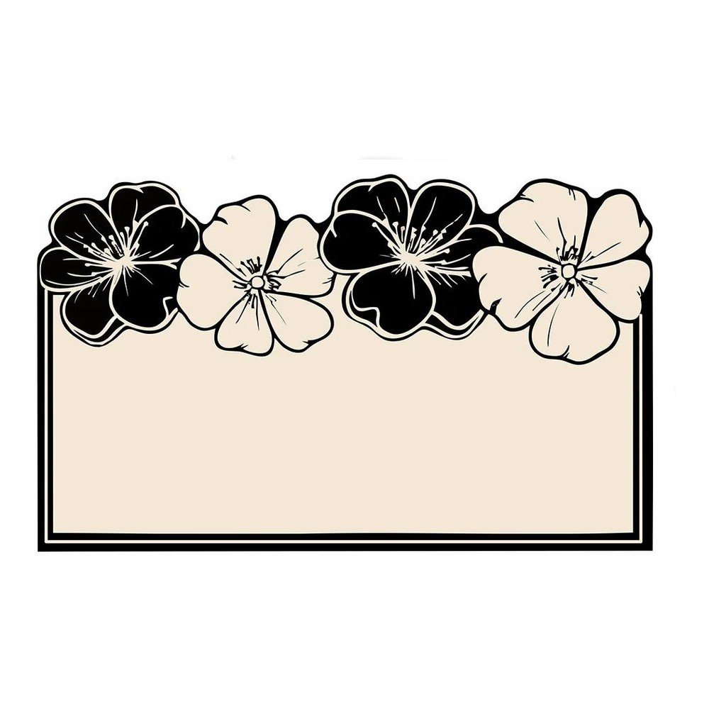 Čierna/krémovobiela kúpeľňová predložka 60x100 cm Morpho – Foutastic