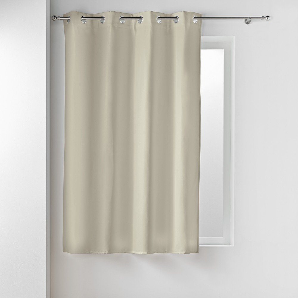 E-shop Béžový termo/dimout záves z mikrovlákna 135x180 cm Micropolar – douceur d'intérieur