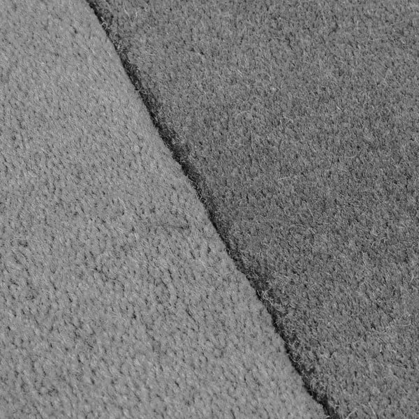 Čierno-sivý ručne tkaný vlnený koberec 150x240 cm Lozenge Monochrome – Flair Rugs-image-4