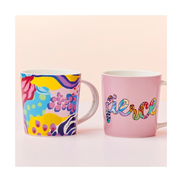 Porcelánové hrnčeky v súprave 2 ks 380 ml Be Fierce – Maxwell & Williams-image-1