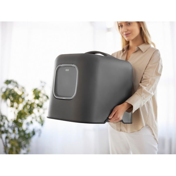 Mačacia toaleta 40x51 cm Biala - Rotho-image-3