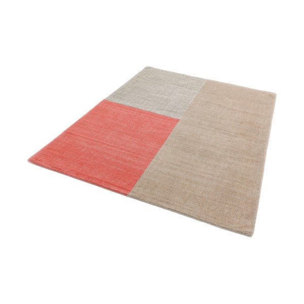 Béžovo-ružový koberec Asiatic Carpets Blox, 160 x 230 cm-image-1