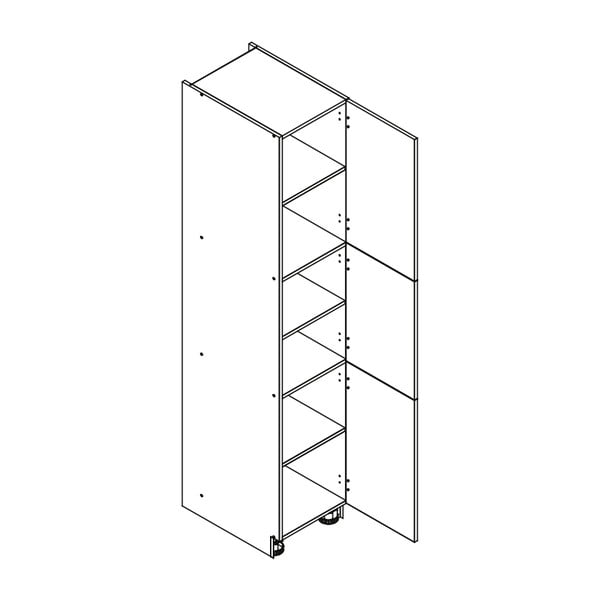 Vysoká kuchynská potravinová skrinka (šírka 40 cm) Kian – STOLKAR-image-2