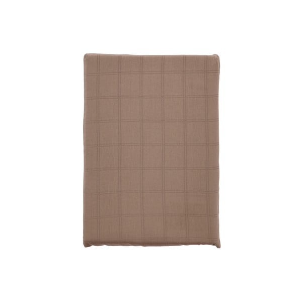 Hnedé damaškové obliečky na jednolôžko 140x200 cm Clear – Södahl-image-2