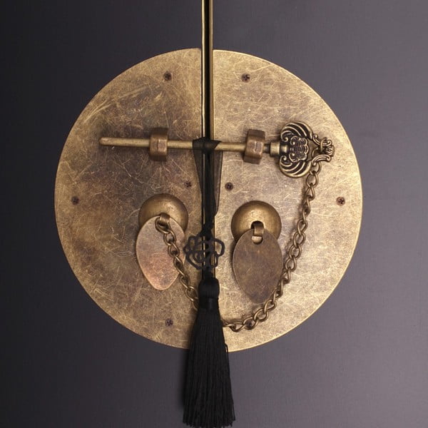 Čierna šatníková skriňa 55x185 cm Oriente – Ixia-image-1