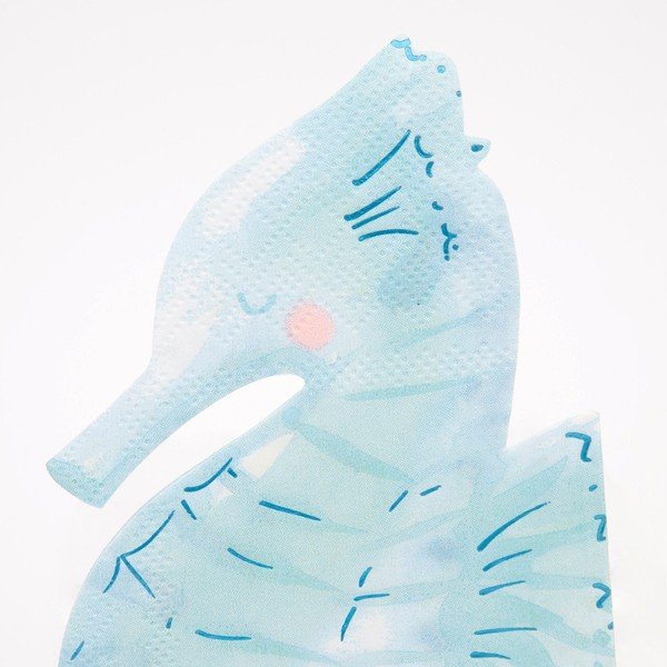 Papierové obrúsky v súprave 16 ks Seahorse – Meri Meri-image-3