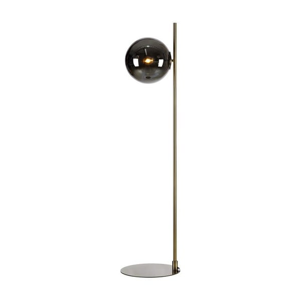 Čierna stojacia lampa Markslöjd Dione, výška 134,5 cm