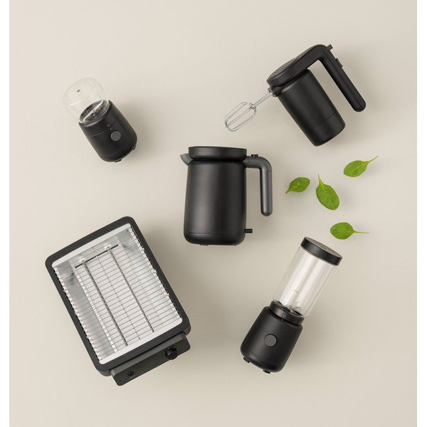 Čierny plastový ručný šľahač Foodie – RIG-TIG-image-1