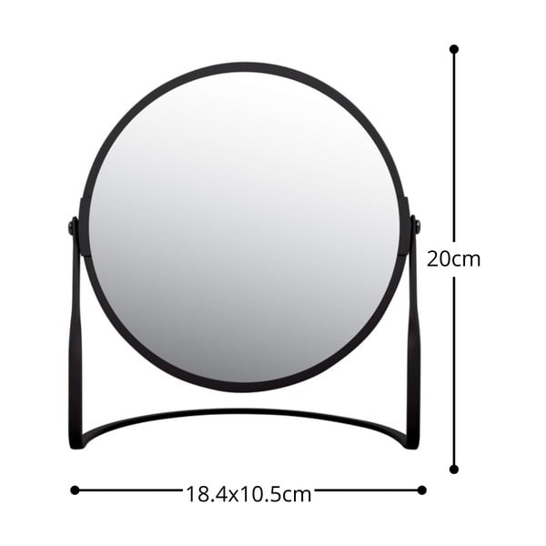 Kozmetické zväčšovacie zrkadlo (zväčšenie 5x) ø 18 cm Akira – Spirella-image-3