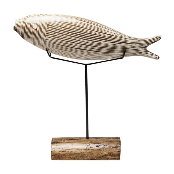 Dekoratívne socha Kare Design Pesce Stripes, výška 66 cm