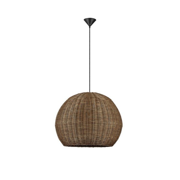 Ratanové závesné svietidlo v prírodnej farbe ø 39 cm Rielo – Nova Luce