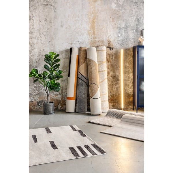 Sivý/krémový koberec 160x230 cm Mosaica – Universal-image-3