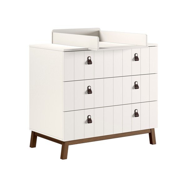 Béžová detská komoda s prebaľovacím pultom 98,5x94x57 cm Sezane – Vipack