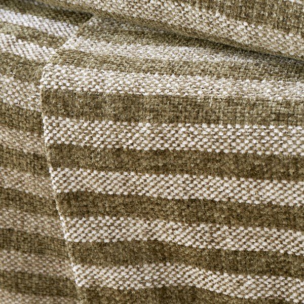 Zelená zamatová deka 130x170 cm Stripe Chenille – Catherine Lansfield-image-2