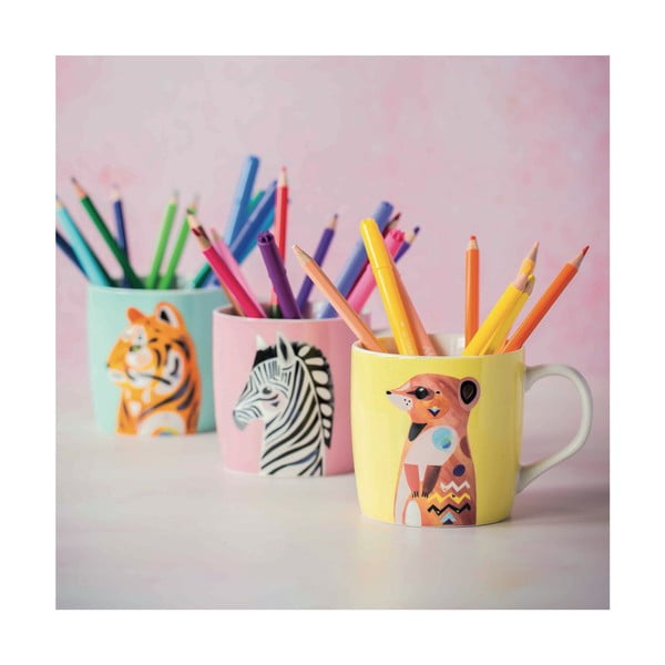 Modrý porcelánový hrnček Maxwell & Williams Pete Cromer Tiger, 375 ml-image-3