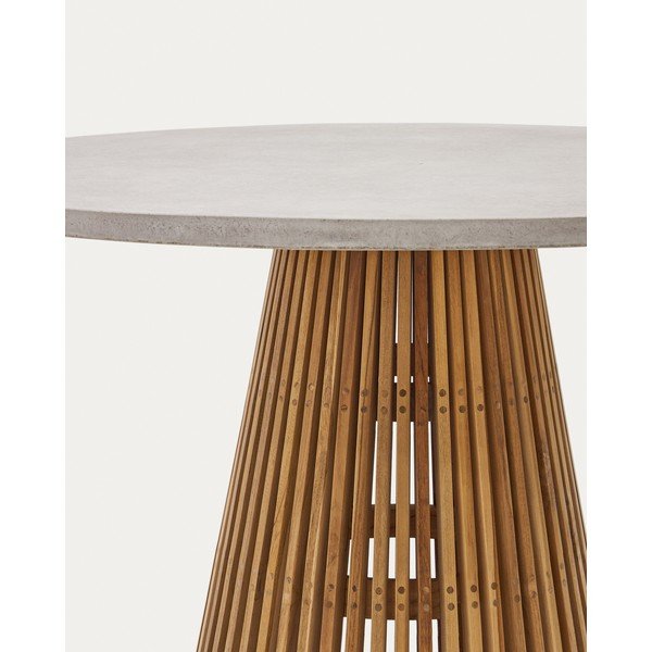 Okrúhly záhradný jedálenský stôl ø 120 cm Alcaufar – Kave Home-image-2