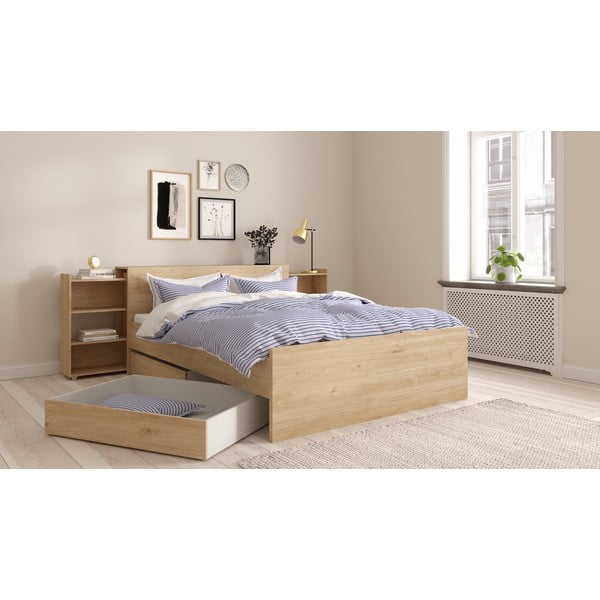 Čelo postele v prírodnej farbe 145x80 cm Naia – Tvilum-image-1