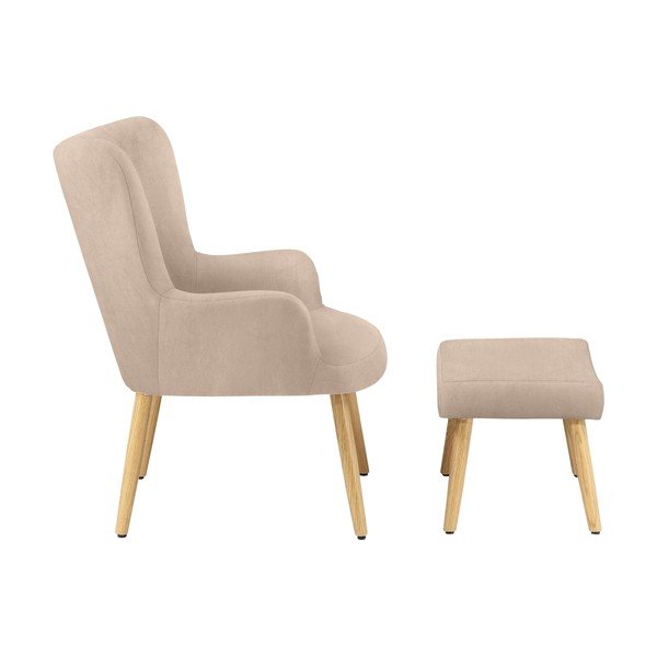 Béžové kreslo Coco - Støraa-image-1