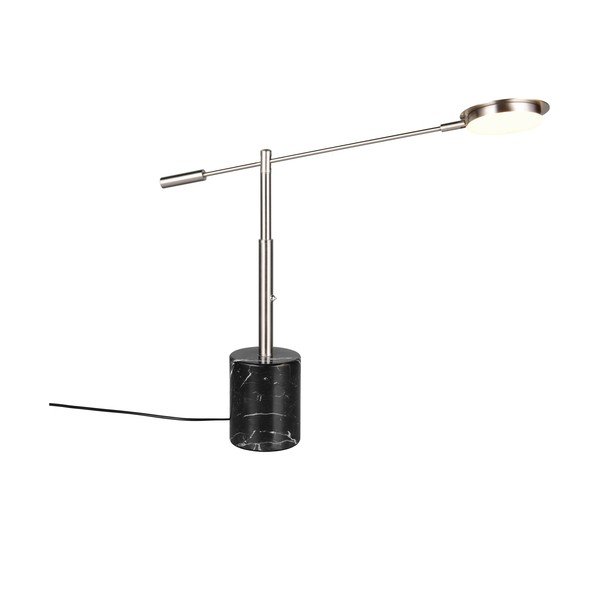 Čierna/v striebornej farbe LED stolová lampa (výška  65 cm) Fiore – Trio Select-image-4